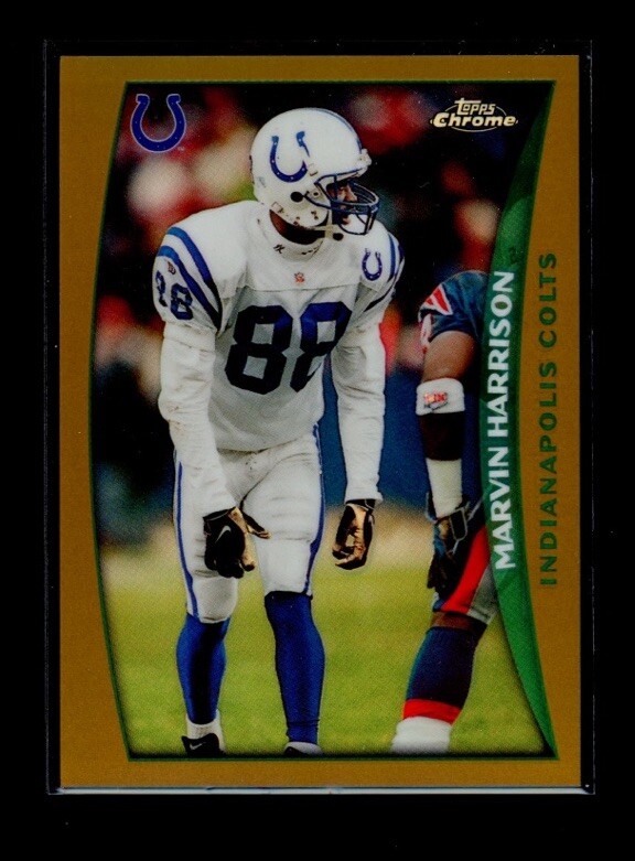 1998 Topps Chrome #161 Marvin Harrison Refractor SP Indianapolis Colts HOF