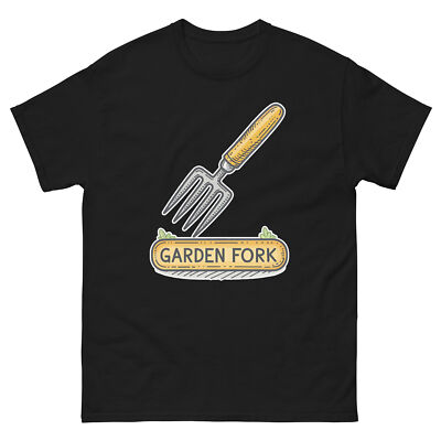 Garden Fork Workplace Tool Tools Construction Working T-Shirt