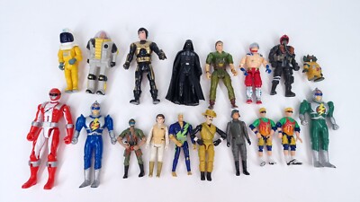 Bundle Action Figures Power Rangers G.I. Joe Chap Mei Giochi Stellar Force Star
