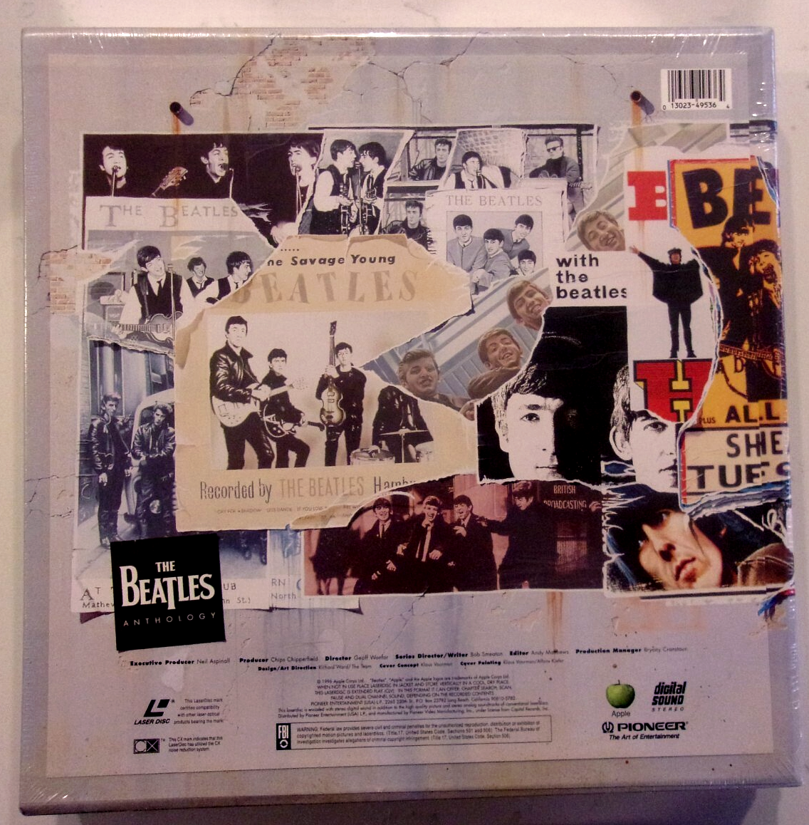 The Beatles Anthology (Laserdisc, 1996, Eight Discs) for sale