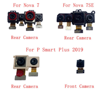 Back Rear Front Camera Flex Cable For Huawei Nova 7 7S P Smart Plus 2019 Parts