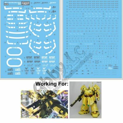 for MG 1/100 The-O D.L Model Master Water Slide pre-cut Decal Sticker PMX-003