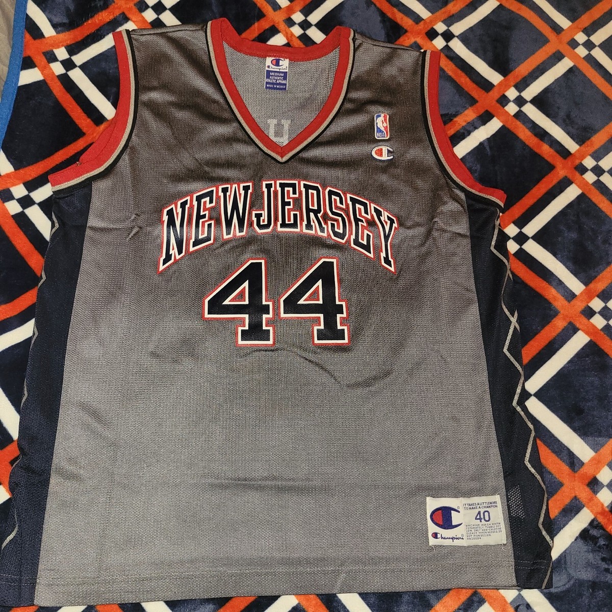 NIKE NEW JERSEY VAN HORN ジャージ M Keith Van Horn New Jersey Nets Champion Jersey – Hoopin'N'Lootin