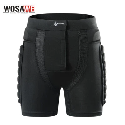 WOSAWE Wintersport Aufprall Shorts EVA Gepolstert Hüftschutz Skifahren Snowboard