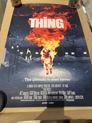 Variante The Thing Siebdruck Poster von Florey John Zimmermann 