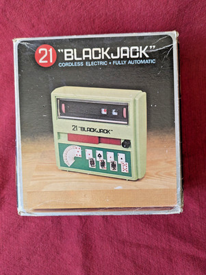 Vintage Radio Shack Tandy 21 Blackjack Electronic Game 60-2125 Works Box Manual
