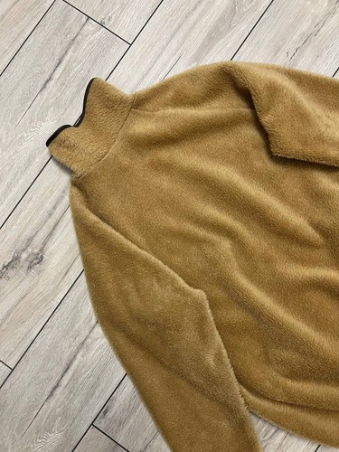 Men's Vintage Helly Hansen Fleece Jacket Full Zip Yellow Sherpa Outdoor sz XL - Picture 4 of 12
