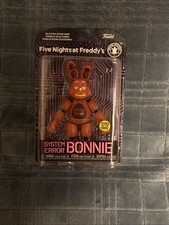 Funko Five Nights at Freddy FNAF SYSTEM ERR/ERROR BONNIE Figure Sealed and GLOWS