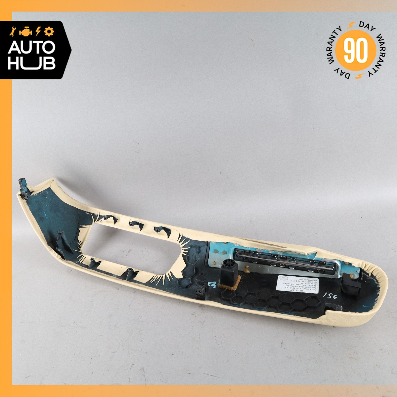 14-18 Bentley Flying Spur Front Right Seat Switch Cover Panel Bezel OEM 40k