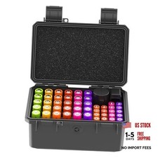 58 Slots AA AAA Battery Case Holder with 58 Slots AA AAA Coin Battery Case