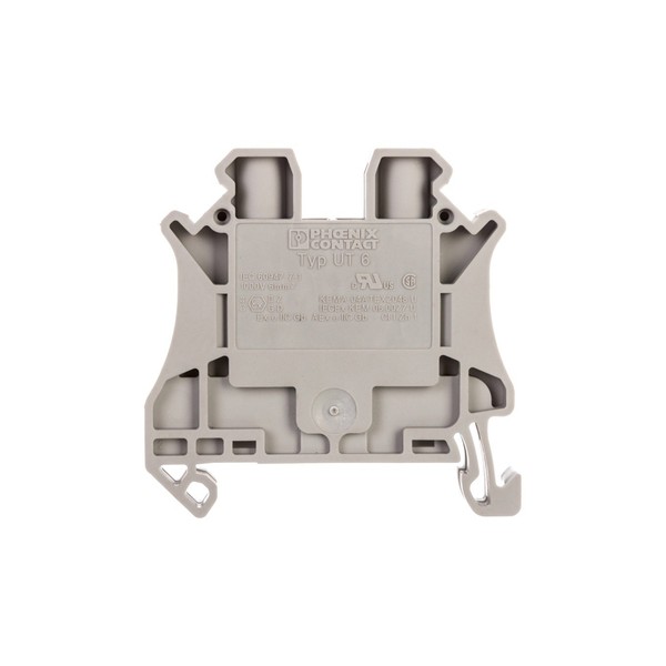 Schienenverbinder 2-Adrig 0,2-10Mm2 Grau Ut 6 3044131 BE1-image