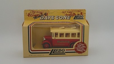 Lledo Models of Days Gone Druckguss Vintage Redburns Motor Services roter Bus