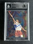 Allen Iverson HOF 76ers Signed 1996-97 Metal #236 BGS BAS Beckett AUTO