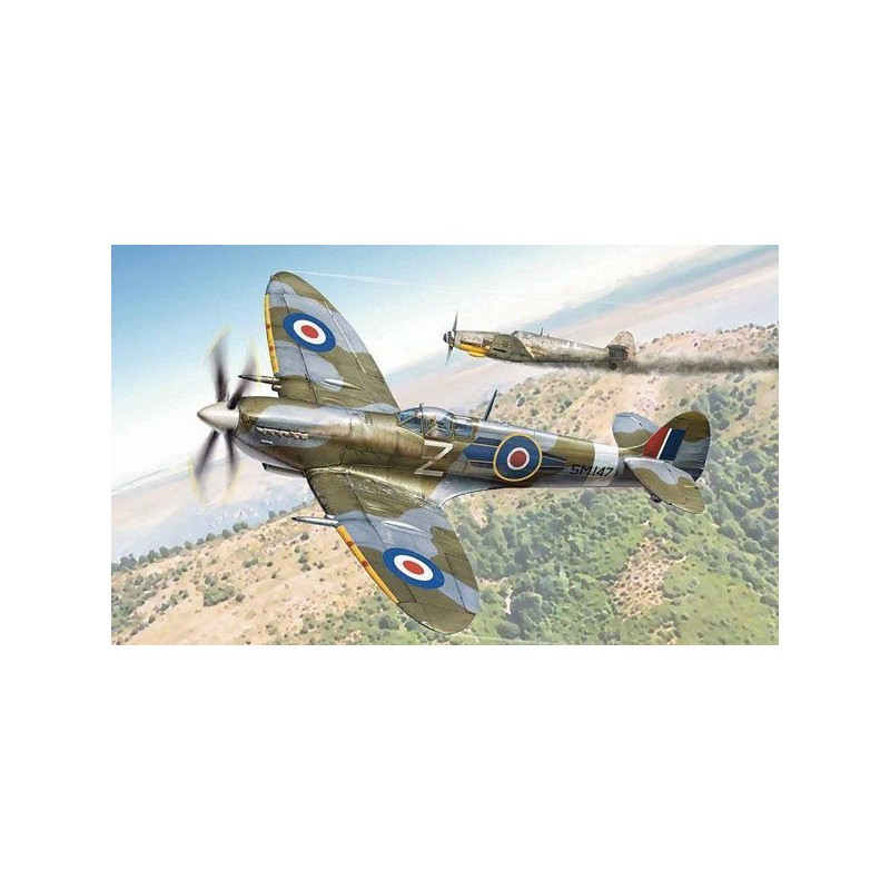 Maquette Spitfire Mk. IX Italeri 1/48 assemblage précis sans défaut de moulage