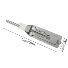 2-in-1 Stainless Steel Key Decoder Locksmith ...