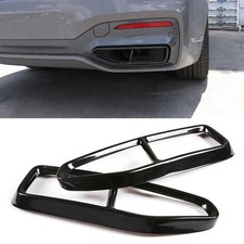 Exhaust Muffler Decorative Cover Trim Fit For BMW 7 Series G11 G12 2019-2020