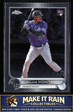 Elehuris Montero 2022 Topps Chrome Update #USC24 Colorado Rockies Rookie RC