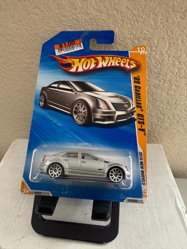 HOT WHEELS 2010 NEW MODELS 10 OF 44 BURGUNDY RED '09 CADILLAC CTS-V By