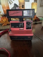 Vintage Polaroid Cool Cam 600 Instant Film Photo Camera Red Black - Untested
