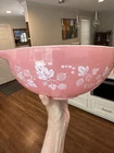 VTG. Pyrex Pink Gooseberry Cinderella Nesting Mixing Bowl ICONIC RETRO #444