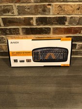 New Open Box A4Tech KBS-29 Left Hand Ergonomic Keyboard - Black