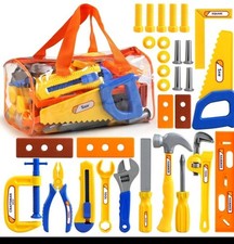 Realistic Toy Tools For Kids, Interactive Playset For Boys And Girls 