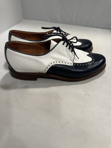 Ralph Lauren Crocket & Jones Womens Golf Shoes 9 B Bench Made No Metal Spikes - Picture 2 of 10
