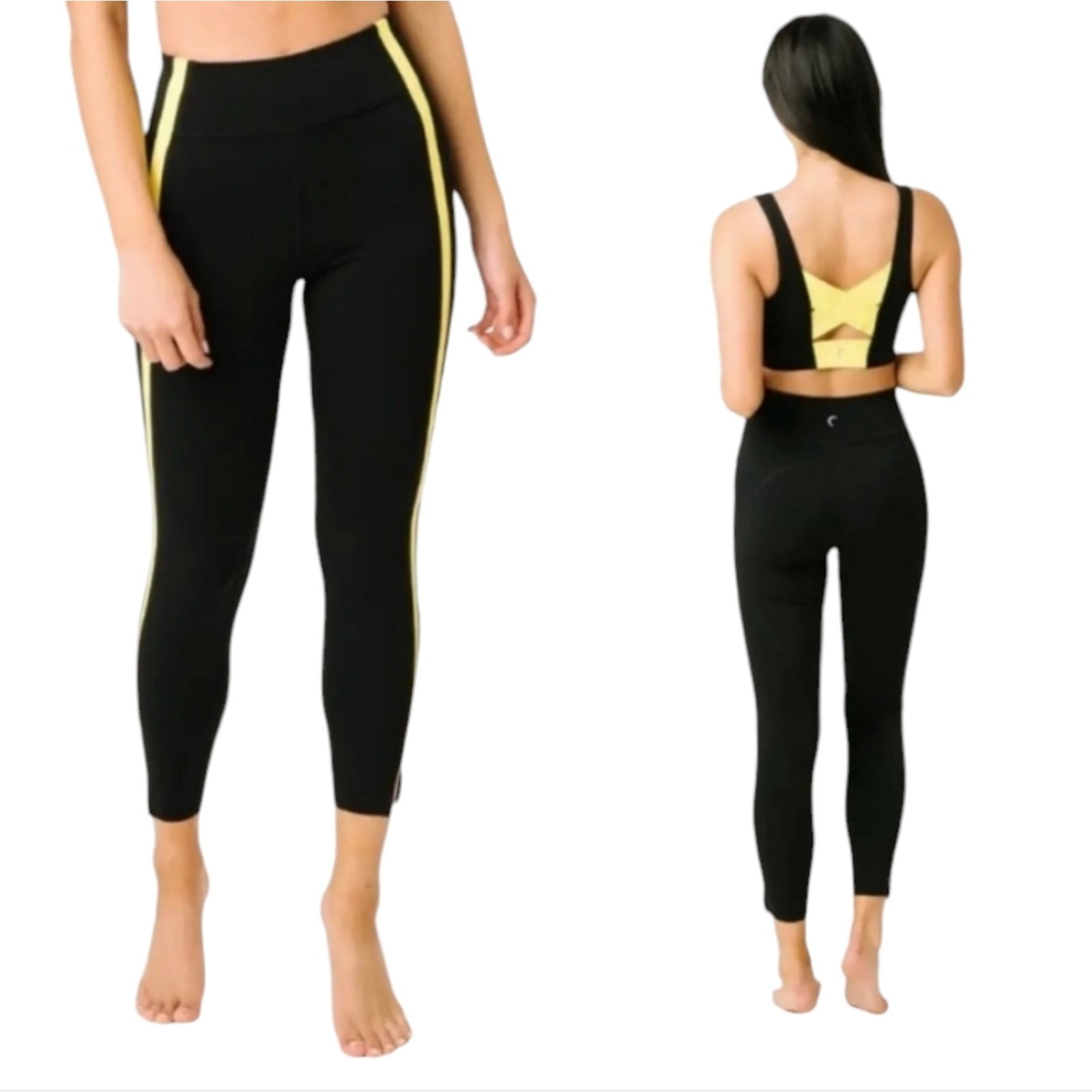 Zyia Active Luxe Neon Tape 7/8 High Waist Legging 2