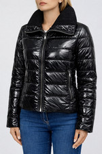 Marc Cain Womens Black Down Puffer Jacket Qui...