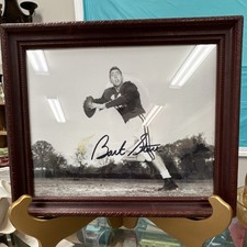 Bart Starr Autographed Original Football Photo