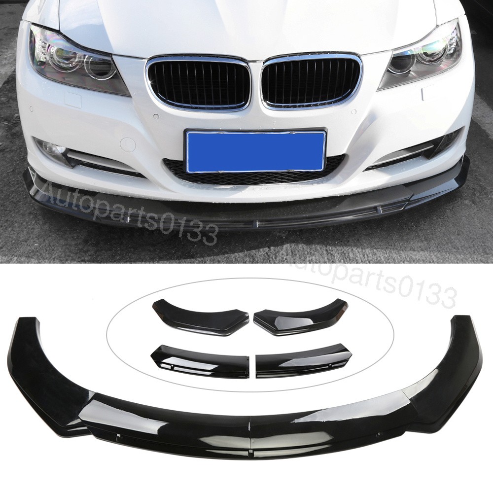 For Maserati Levante 17-22 Black Front Bumper Chin Lip Splitter Spoiler Body Kit