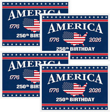 America 250Th Anniversary Bumper Sticker - 1776-2026 250Th Birthday Patriotic De