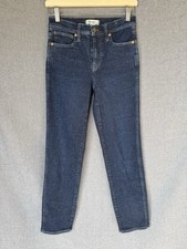 Madewell Jeans Women  s 26 Stovepipe Mid Rise Stretch Dark Wash