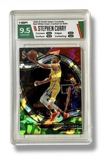 2020 Select Red White Green Cracked Ice Prizm Stephen Curry HGA 9.5 Pop 1 Rare!
