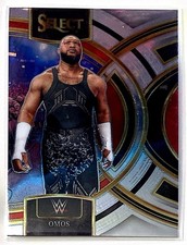 2024 Panini Select WWE Premier Silver - Omos #162 Trading Card FREE SHIPPING