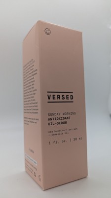 Versed Sunday Morning Antioxidant Oil-Serum, Nourish & Moisture Face 1 oz/30 mL