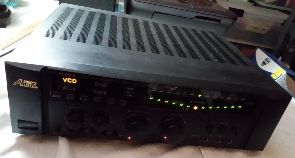 Audio 2000 AKJ7150 Eco Digital Karaoke AV Mezclador Audio HiFi Estéreo Micrófono Foto 2 de 4