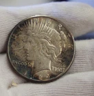1924 S US Peace Silver Dollar $1 AU (Cleaned, Retoned)