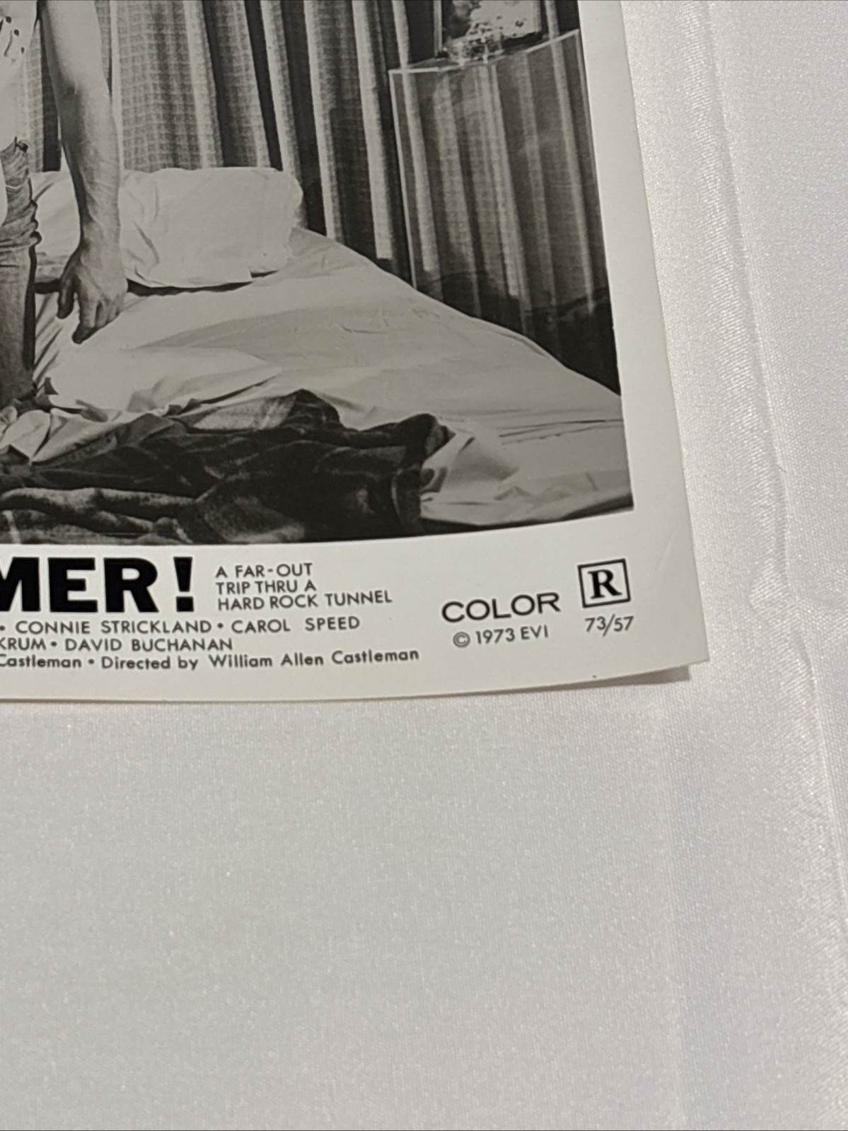 BUMMER - 1973 - 2 Original 8x10 Glossy Stills - SEXPLOITATION- CONNIE STRICKLAND