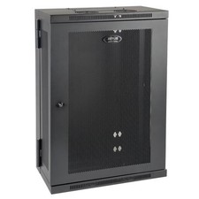 Tripp Lite 18U Wall Mount Rack Enclosure Server Cabinet Hinged Wallmount 13"