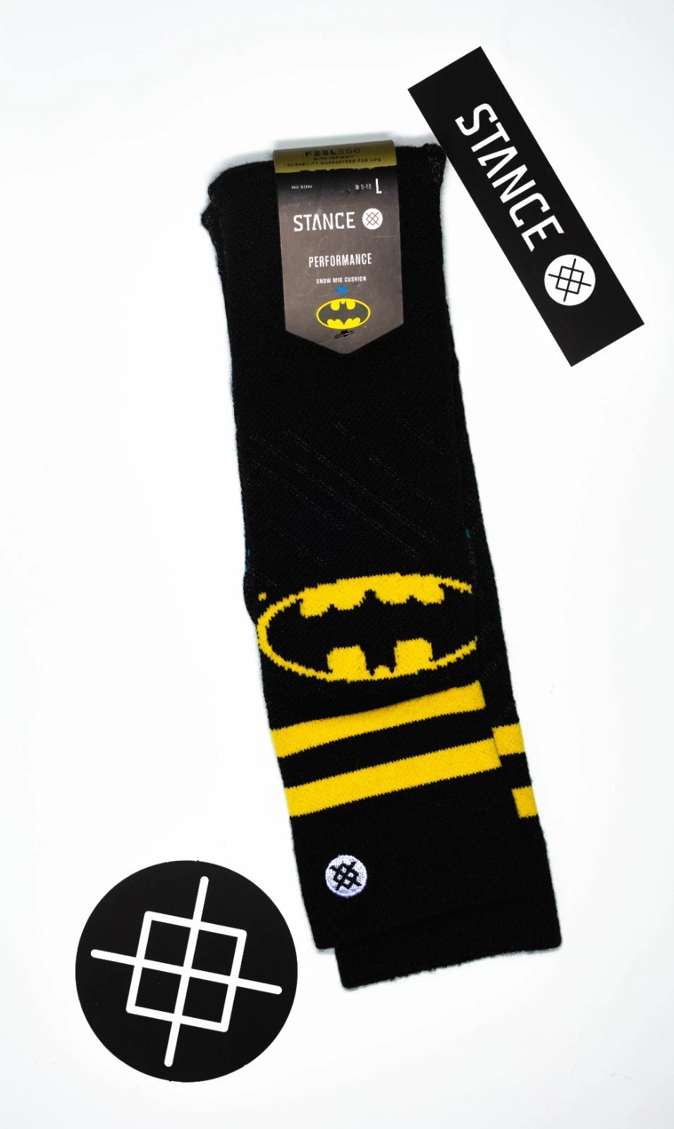 Stance Snow x Batman Socks 'The Batman Snow' | L | OTC | New With Tags | 2021