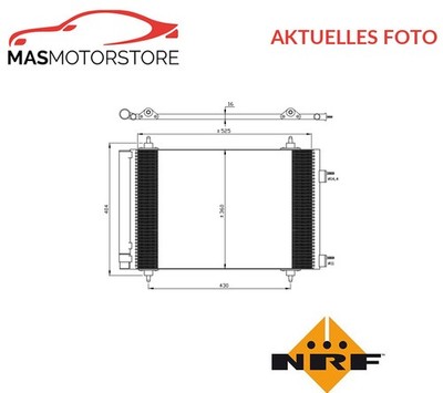 KONDENSATOR KLIMAANLAGE NRF 35611 P NEU OE QUALITÄT