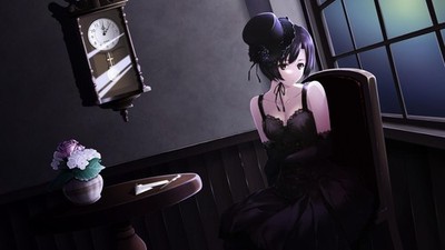 Kara No Shoujo Gothic Loli Lolita Girls Goth Anime Playmat Desk Mat 24x14in