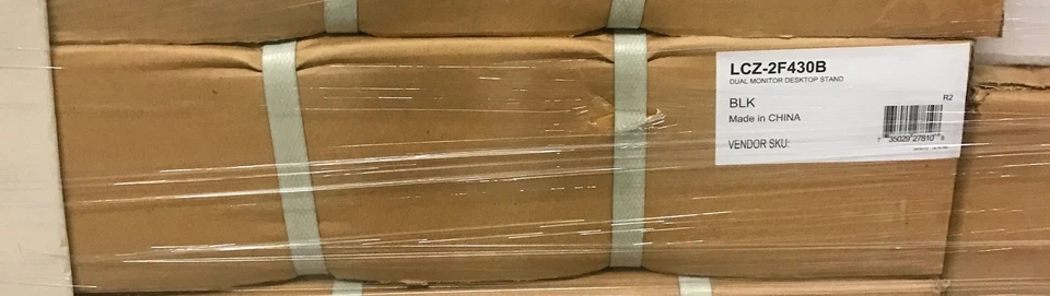 NEW Peerless-AV LCZ-2F430B Dual Monitor Desktop Mount for Two 20″–30″ Displays - Image 2 of 3