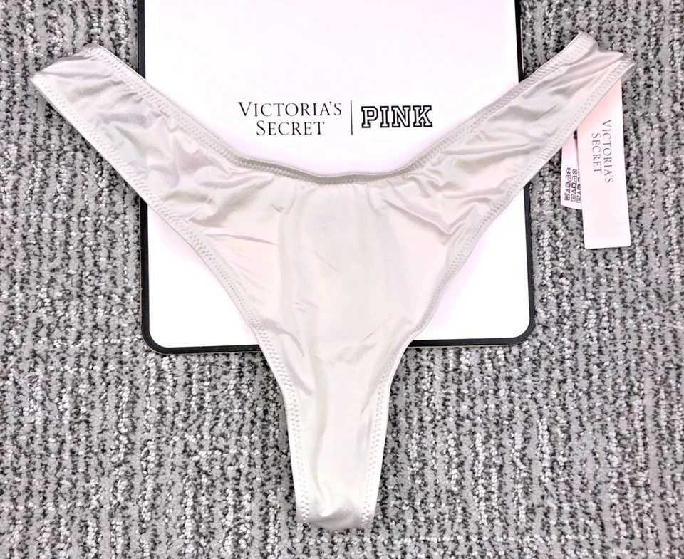 Victoria's Secret очень сексуальный новый с Ярлыками средний серый Starstruck с ремешками стринги трусики - Изображение 3 из 4