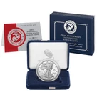 2025-P Proof $1 American Silver Eagle Marine Corps Privy Box & COA 250th-FAST 🚢