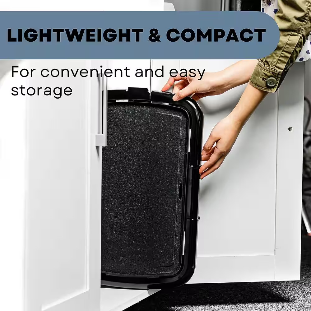 Electric Griddle Nonstick 16x10 Flat Top Grill Adjustable Temp Drip Tray 1200W