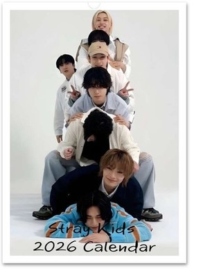 Stray Kids 2026 A3 Wall Calendar | K-Pop Inspired Calendar | Custom Start Month