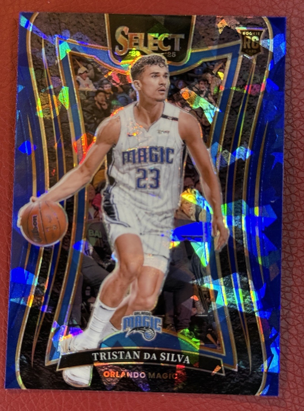2024-25 Panini Select - Mezzanine Tristan da Silva #380 Blue Cracked Ice Prizm