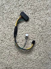 12" ATX Main 24-Pin to 6-Pin PSU Power Adapter Cable 18AWG for Select HP Systems